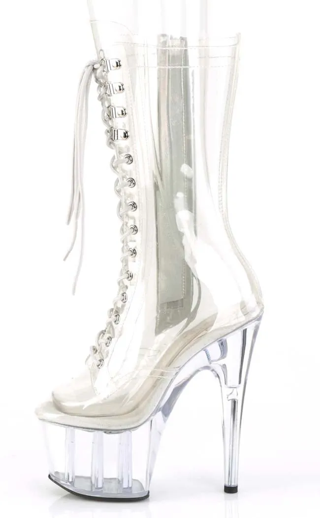 ADORE-1050C Clear Mid-Calf Boots