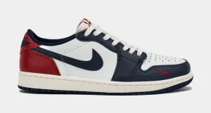 Air Jordan 1 Retro Low OG Howard University Mens Lifestyle Shoes (Gym Red/Midnight Navy)