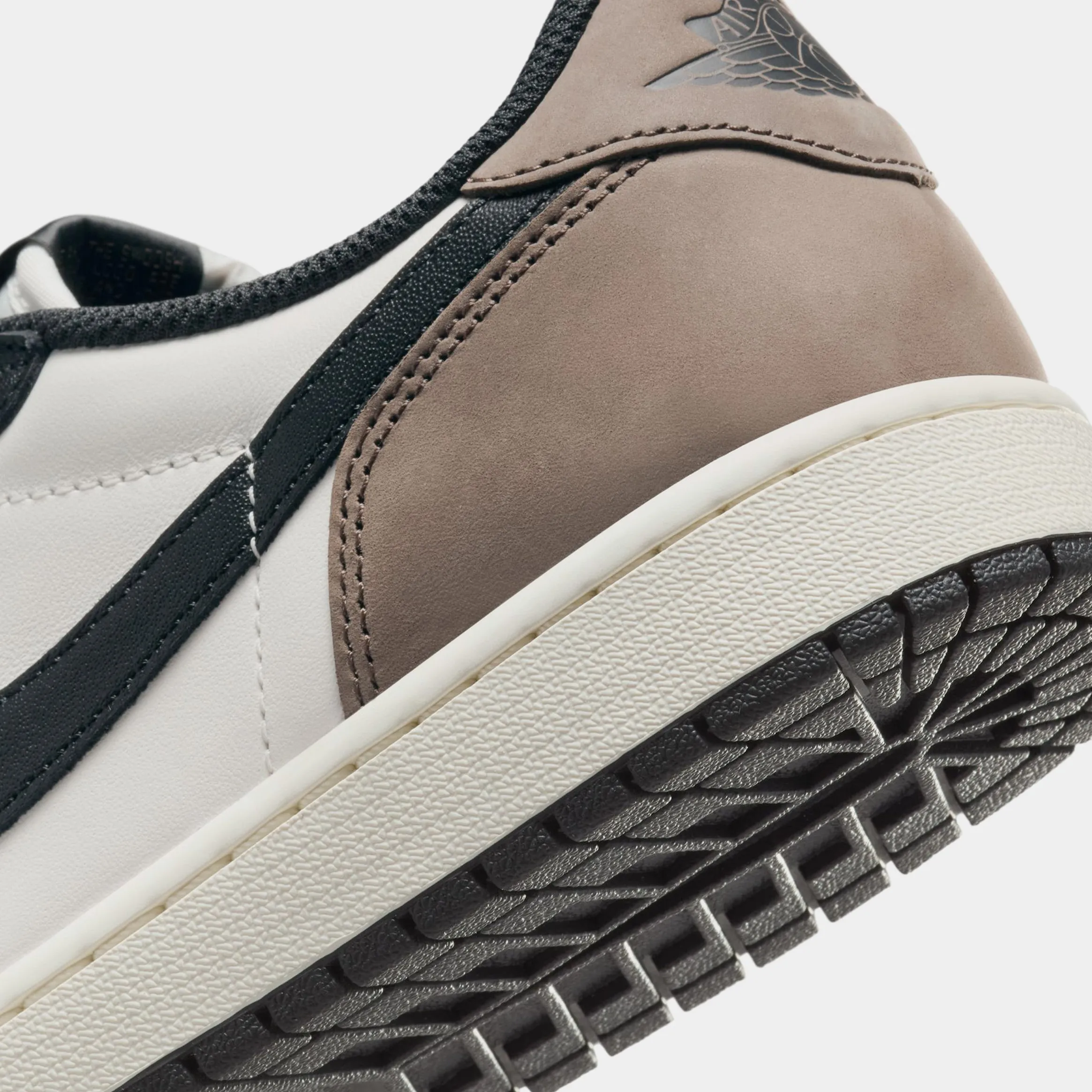 Air Jordan 1 Retro Low OG Mocha Mens Lifestyle Shoes (Sail/Black/Dark Mocha) Free Shipping