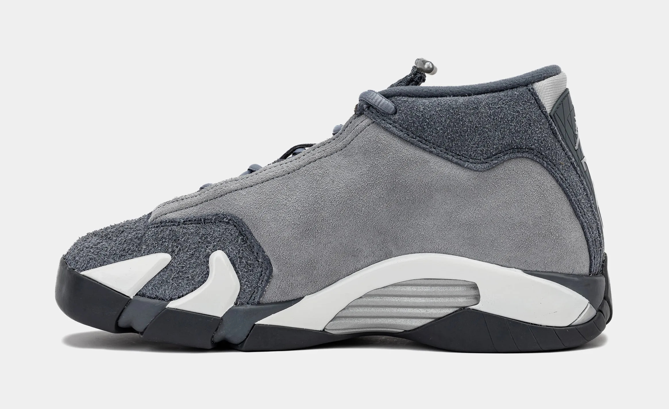 Air Jordan 14 Retro Flint Grey Grade School Lifestyle Shoes (Flint Grey/Stealth White)