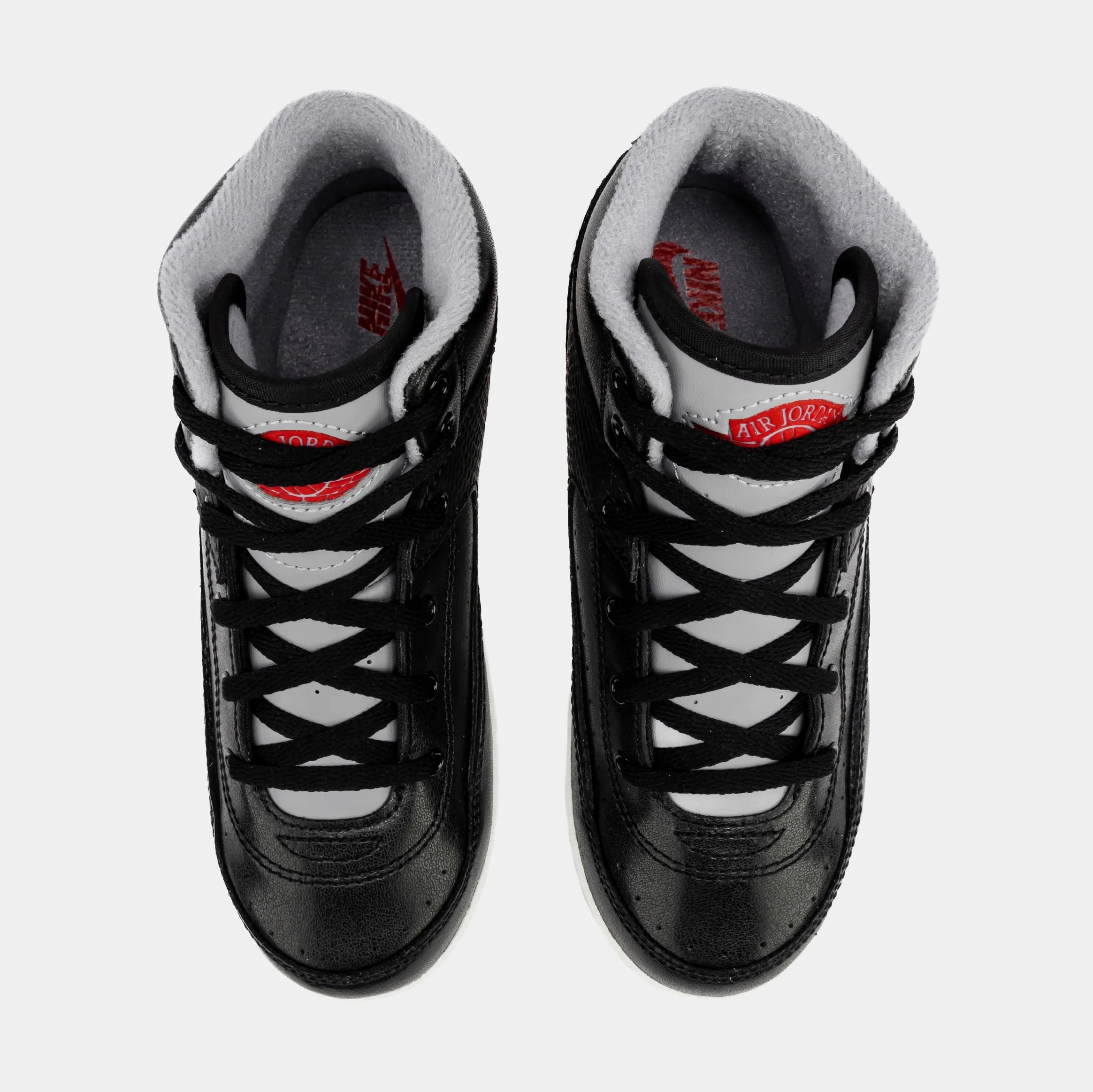 Air Jordan 2 Retro Black Cement Preschool Lifestyle Shoes (Black/Cement Grey)