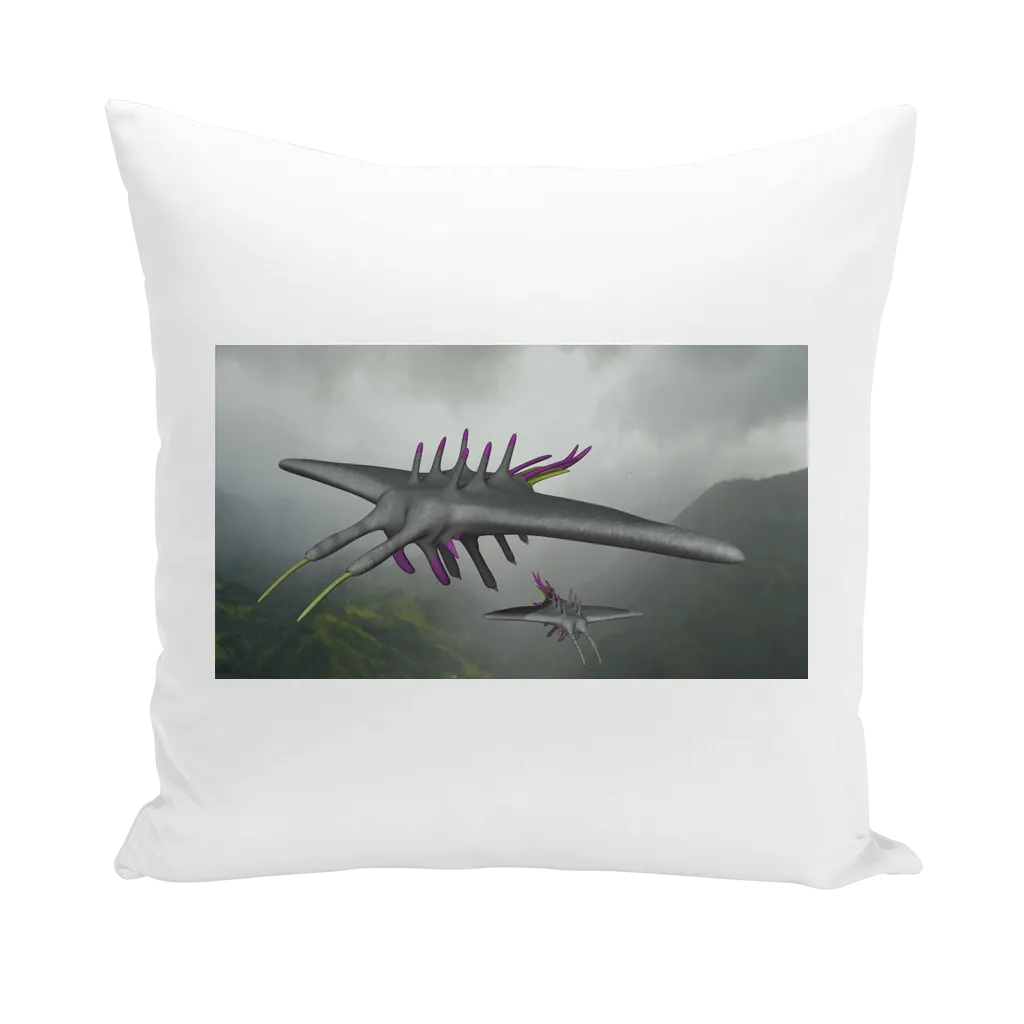 Alpha Creature Throw Pillows