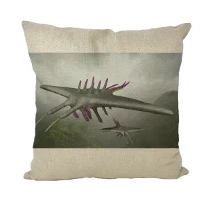 Alpha Creature Throw Pillows