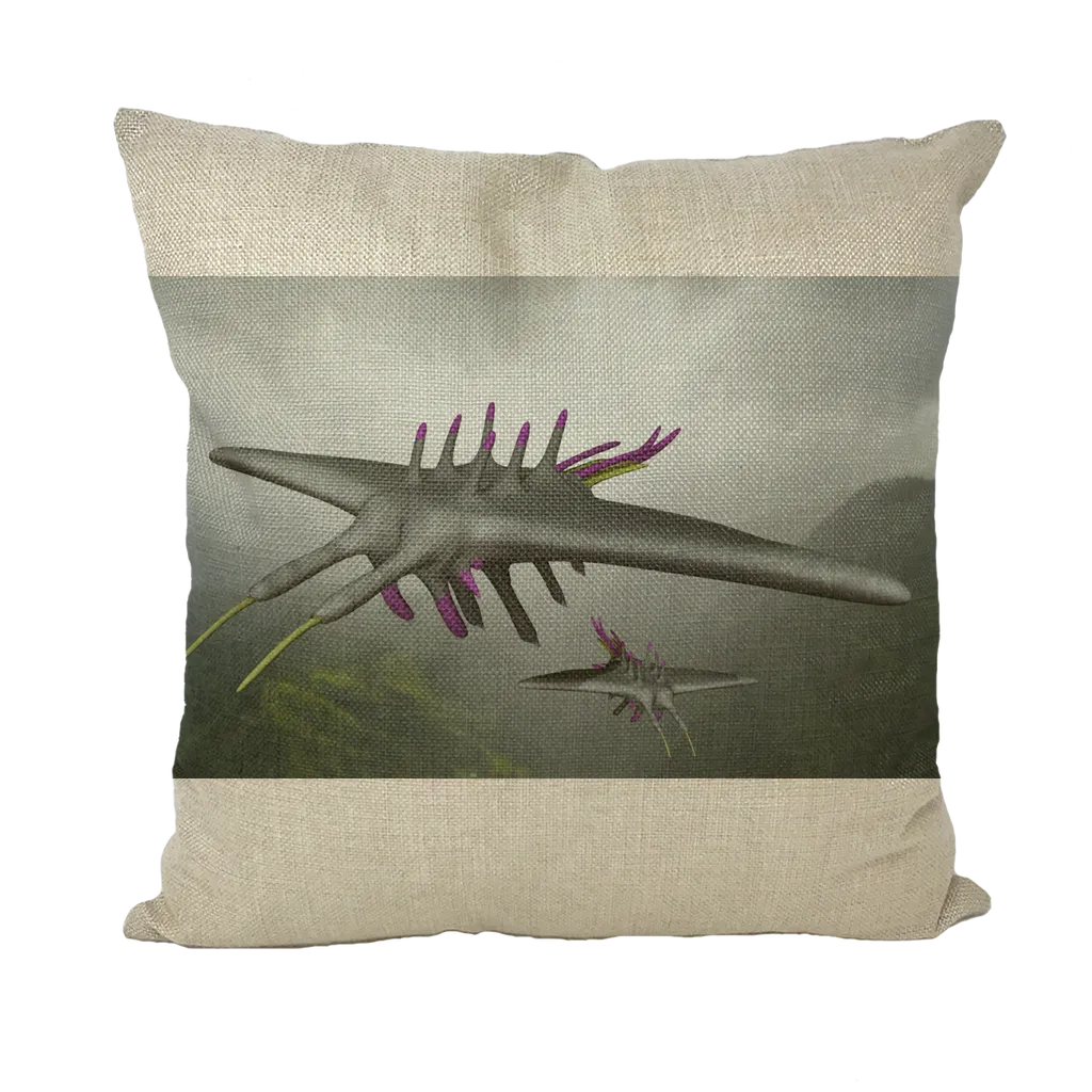 Alpha Creature Throw Pillows