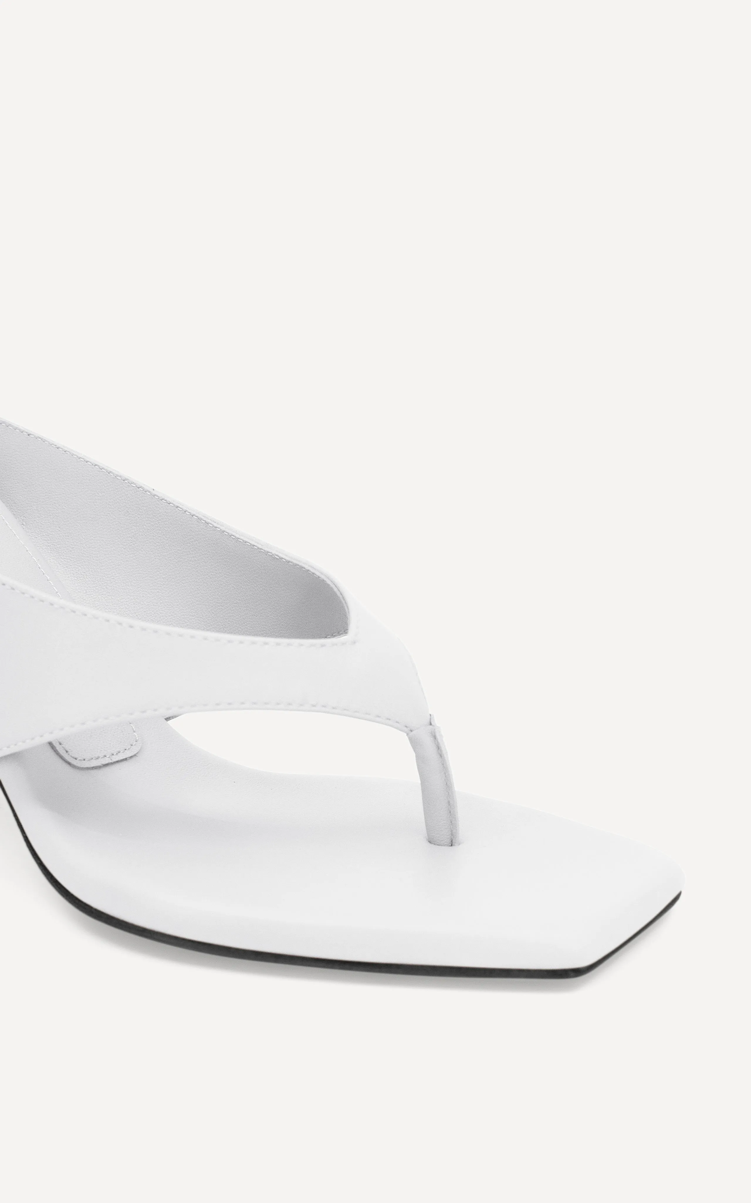 Angela 90 Heel | White