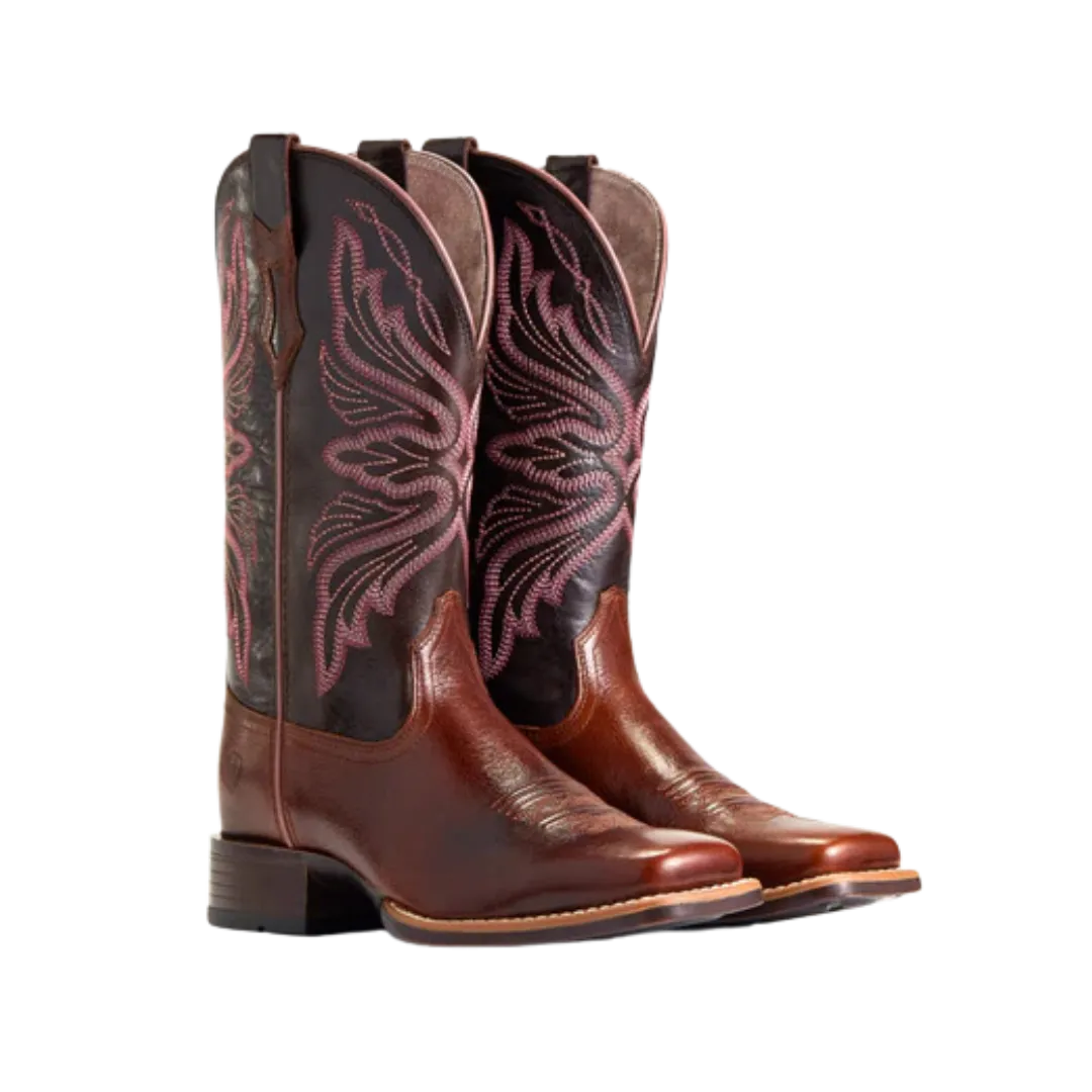 Ariat Women's Edgewood Dark Luggage Western Boot