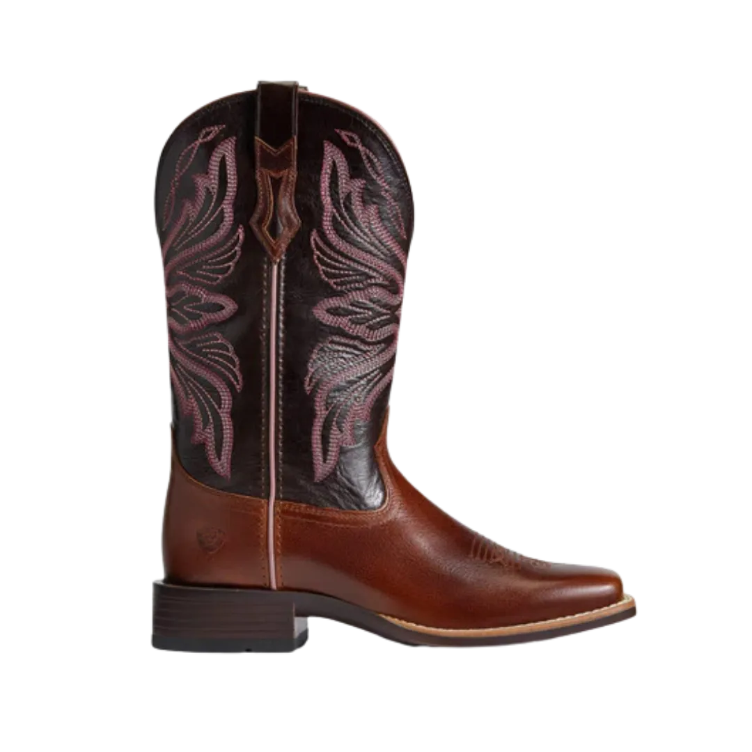 Ariat Women's Edgewood Dark Luggage Western Boot