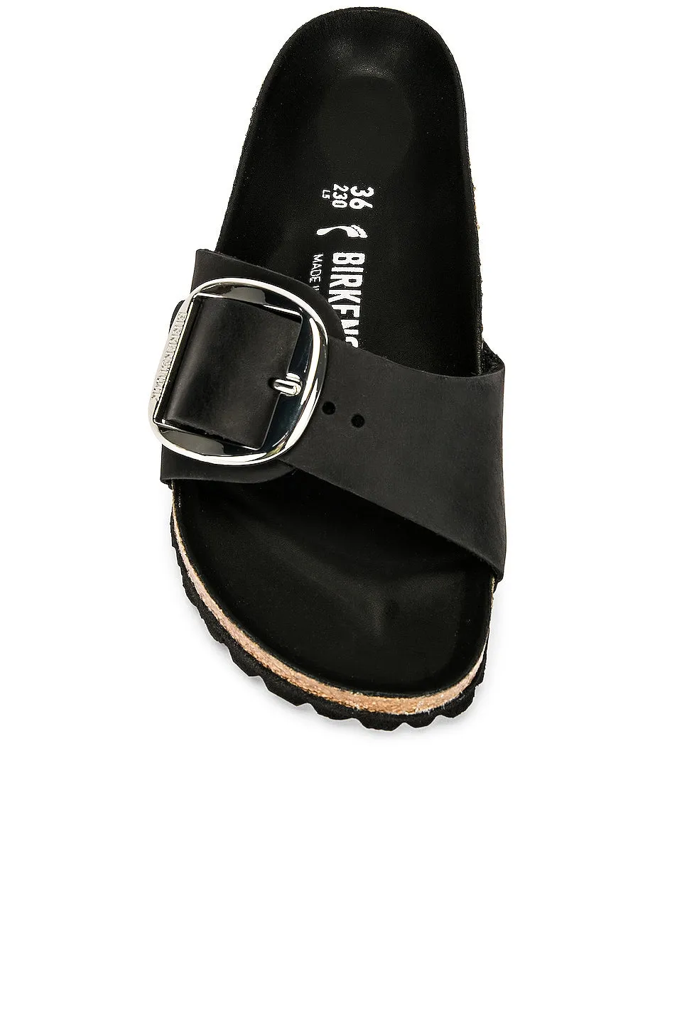 Birkenstock Madrid Big Buckle Sandals, black