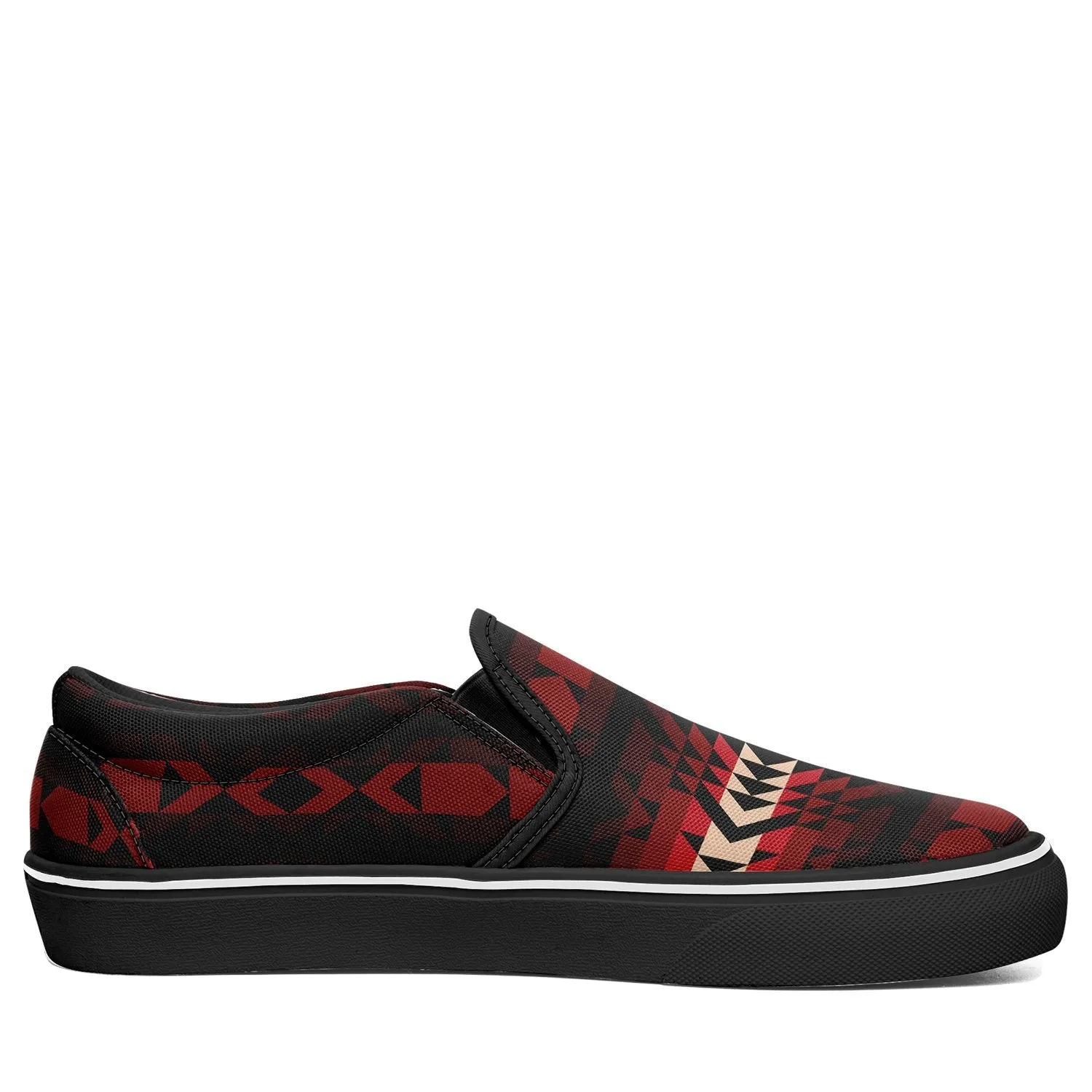 Black Rose Otoyimm Kid's Canvas Slip On Shoes