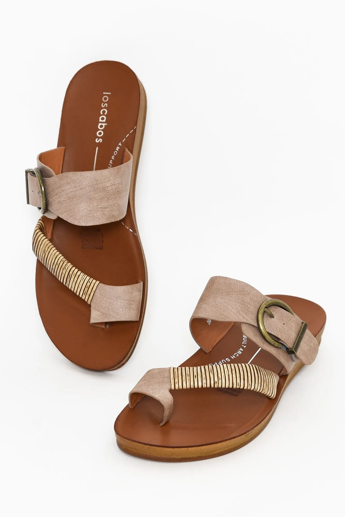 Bria Taupe Slide