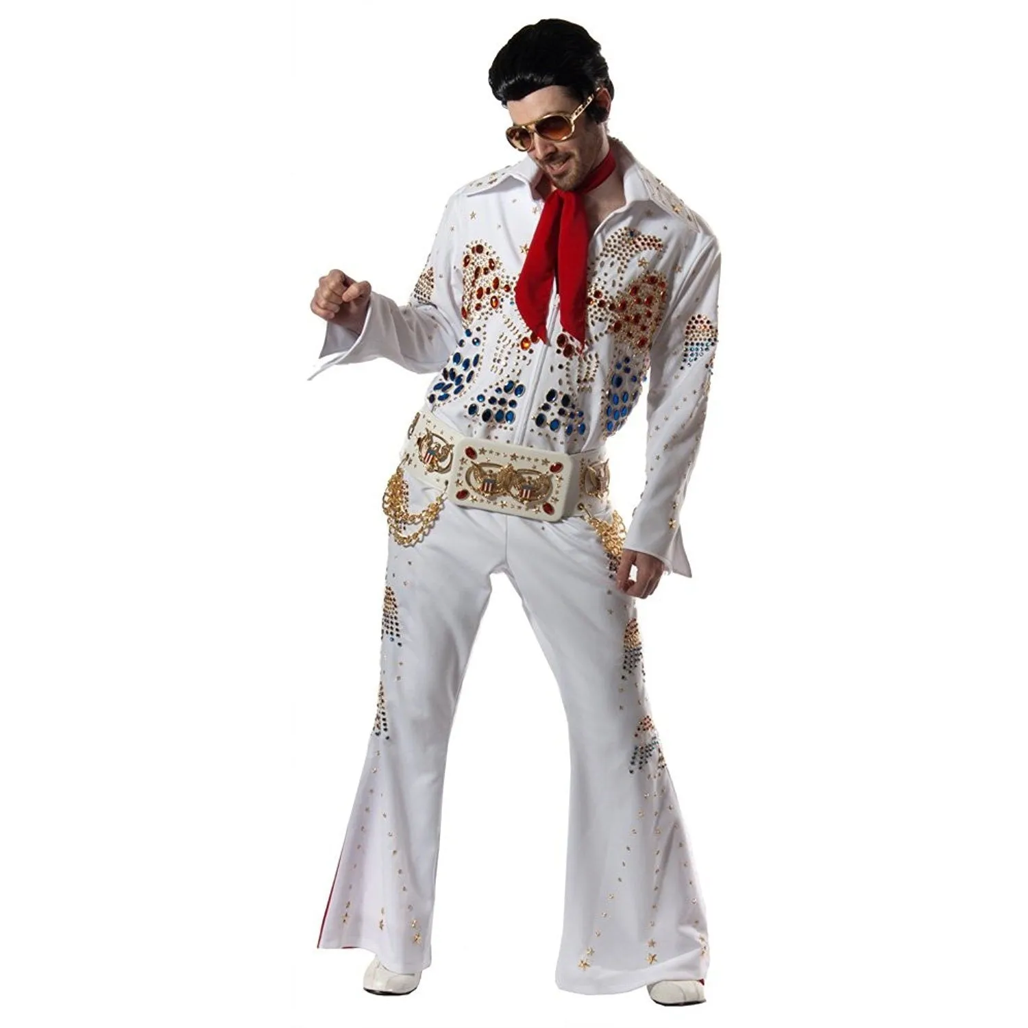 Deluxe "The King" Elvis Jumpsuit Costume