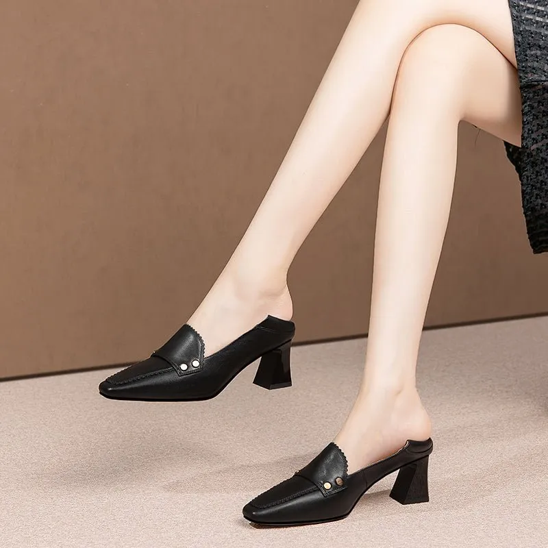 GatorLuxe Elegant Leather Pumps