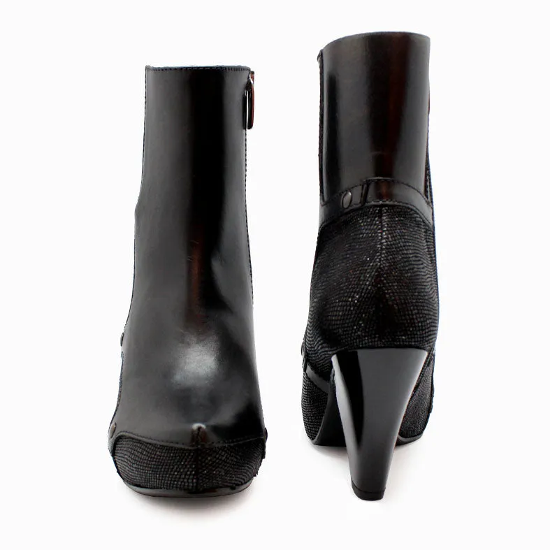 Grande Marnier - Black/Sparkle biker boot