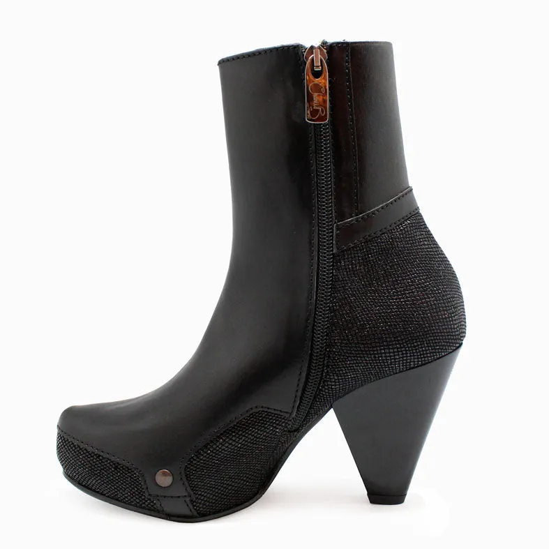 Grande Marnier - Black/Sparkle biker boot