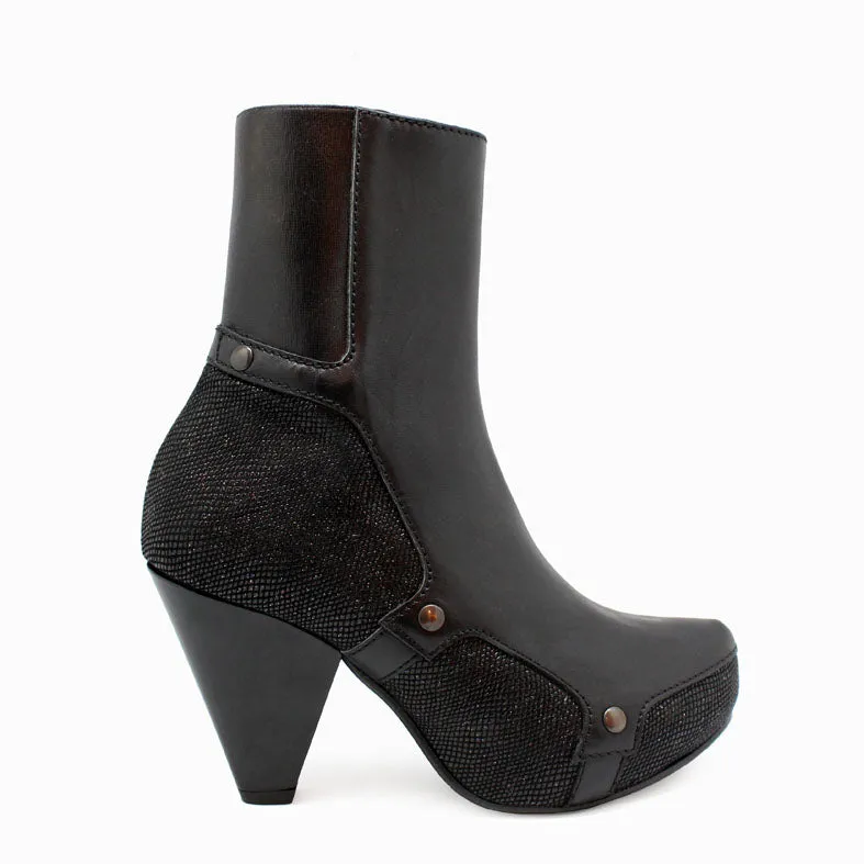 Grande Marnier - Black/Sparkle biker boot