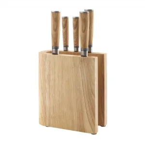 Grunwerg Katana Saya Knife Block Set (6 Piece)