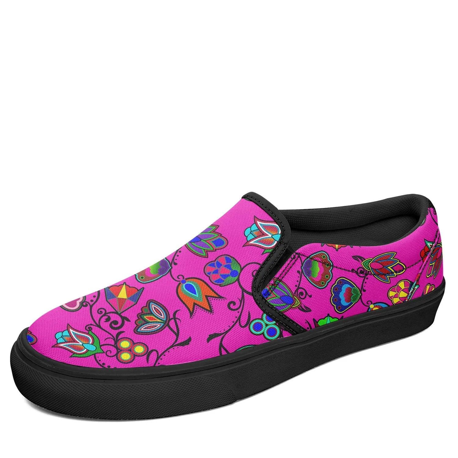 Indigenous Paisley Otoyimm Kid's Canvas Slip On Shoes