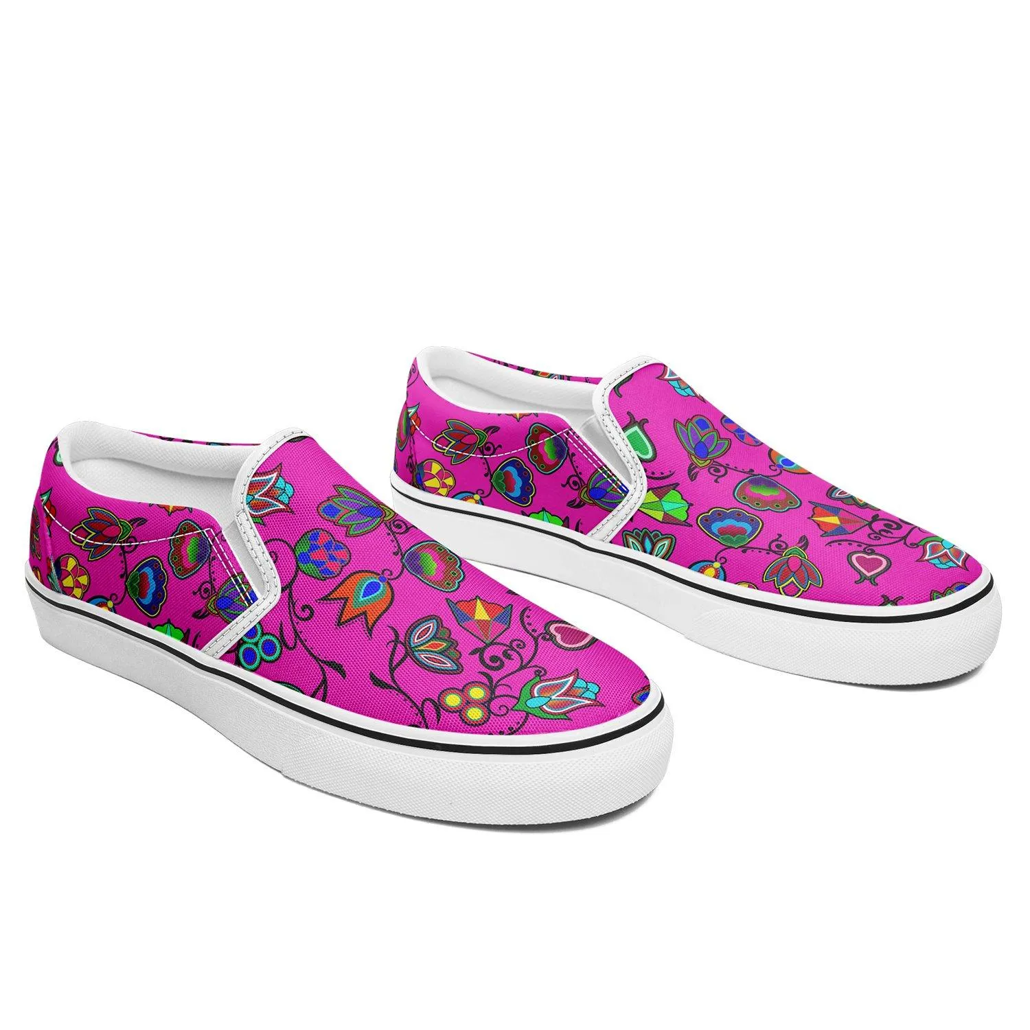 Indigenous Paisley Otoyimm Kid's Canvas Slip On Shoes