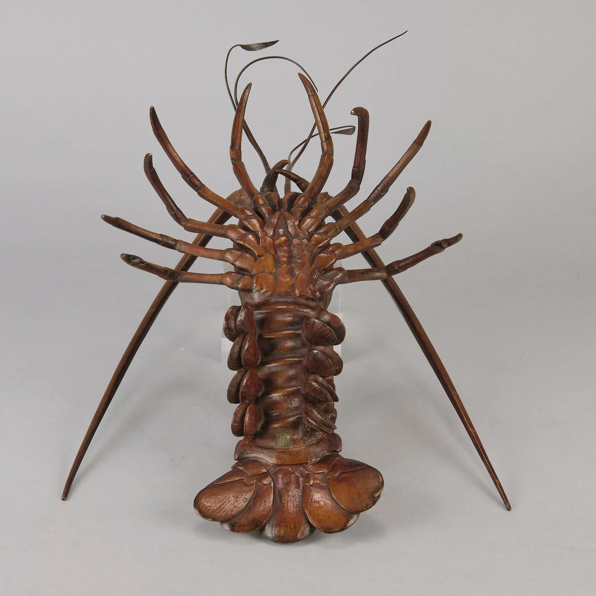 Japanese Bronze Okimono "Crayfish"