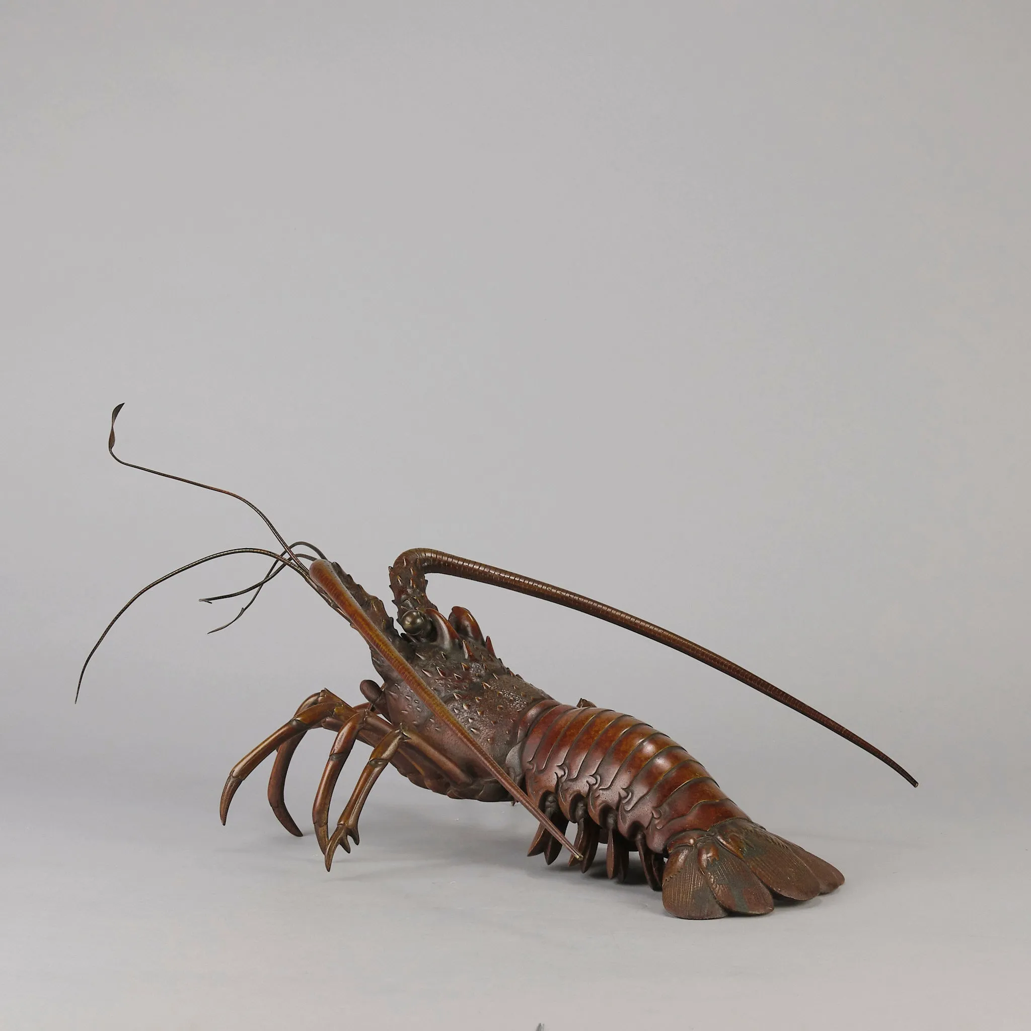 Japanese Bronze Okimono "Crayfish"