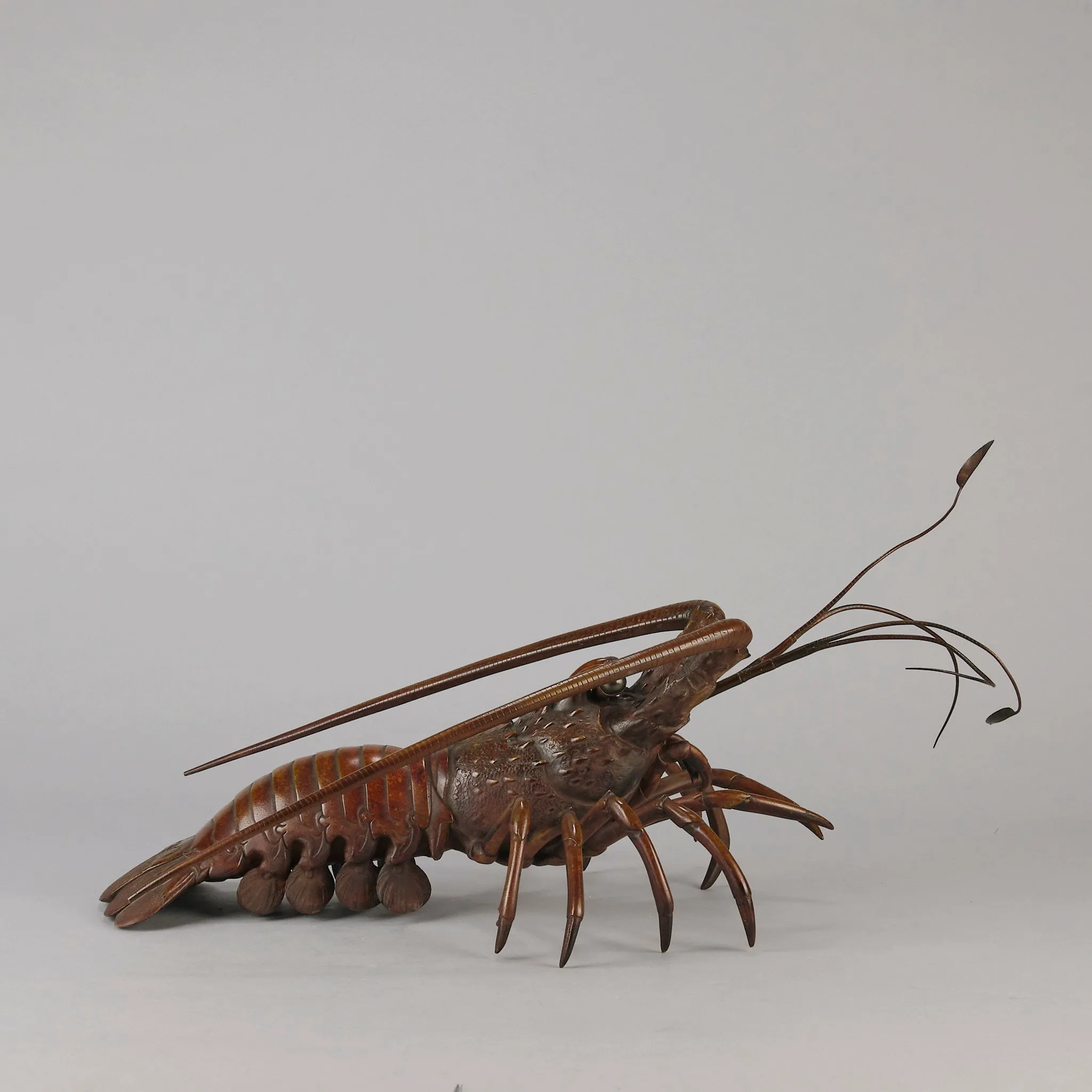 Japanese Bronze Okimono "Crayfish"