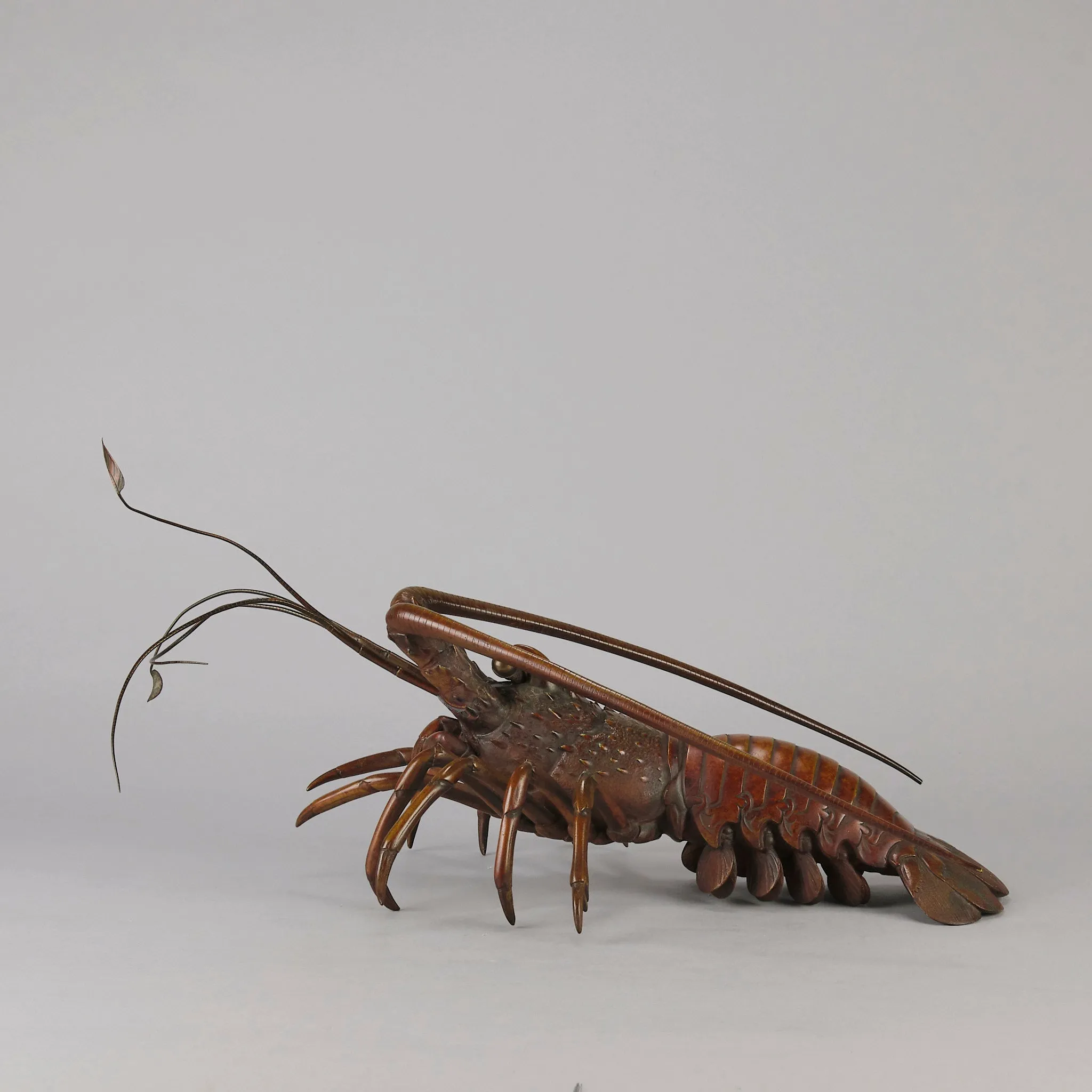 Japanese Bronze Okimono "Crayfish"