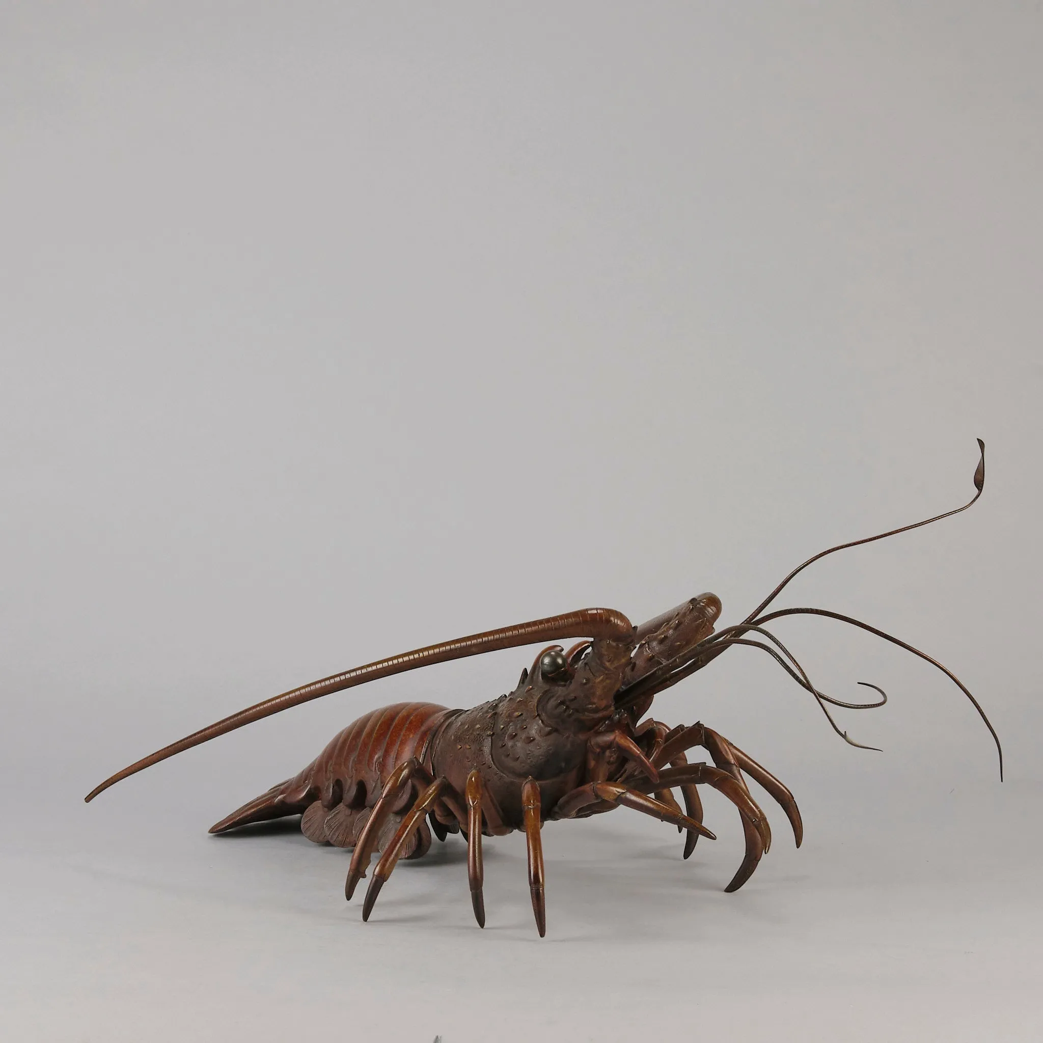 Japanese Bronze Okimono "Crayfish"