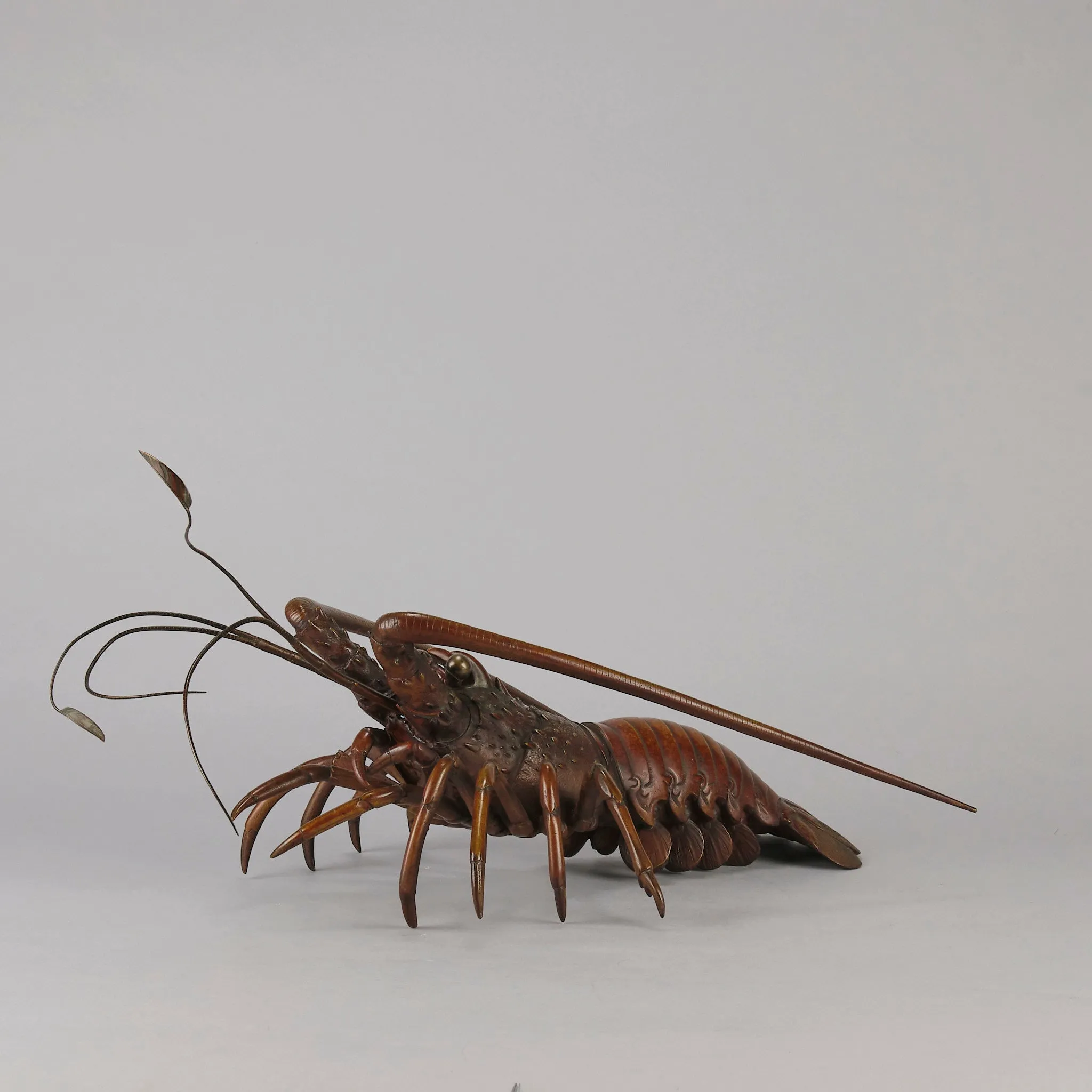 Japanese Bronze Okimono "Crayfish"