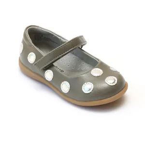 L'Amour Girls Polka Dot Mary Janes