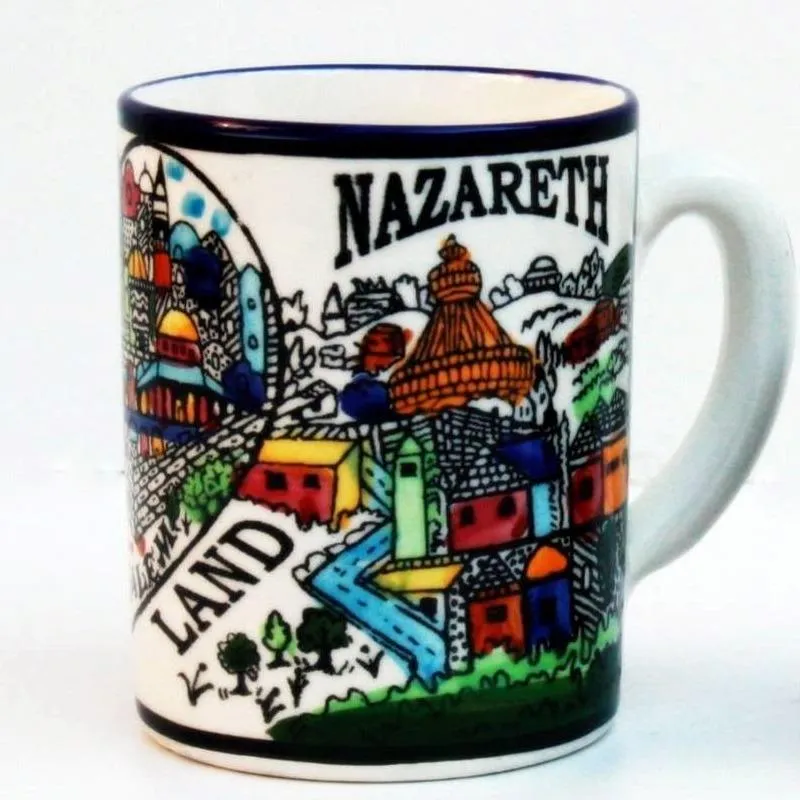 Large Mugs Handpainted Ceramics