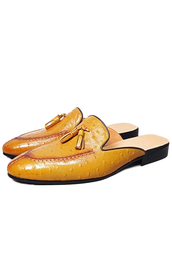 LuxLeather Handmade Dress Slippers