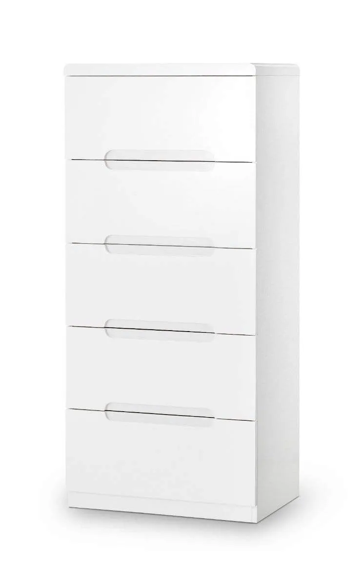 Manhattan 5 Drawer Narrow Chest