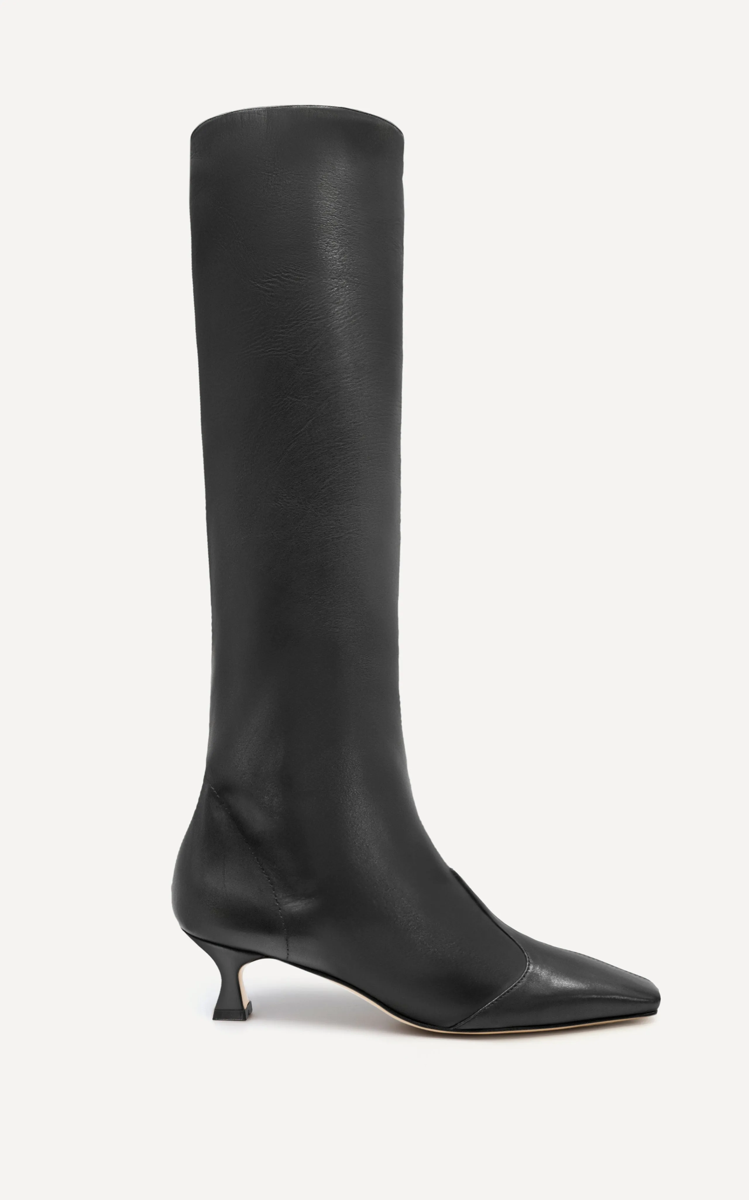 Maverick Calf Boot | Black Nappa