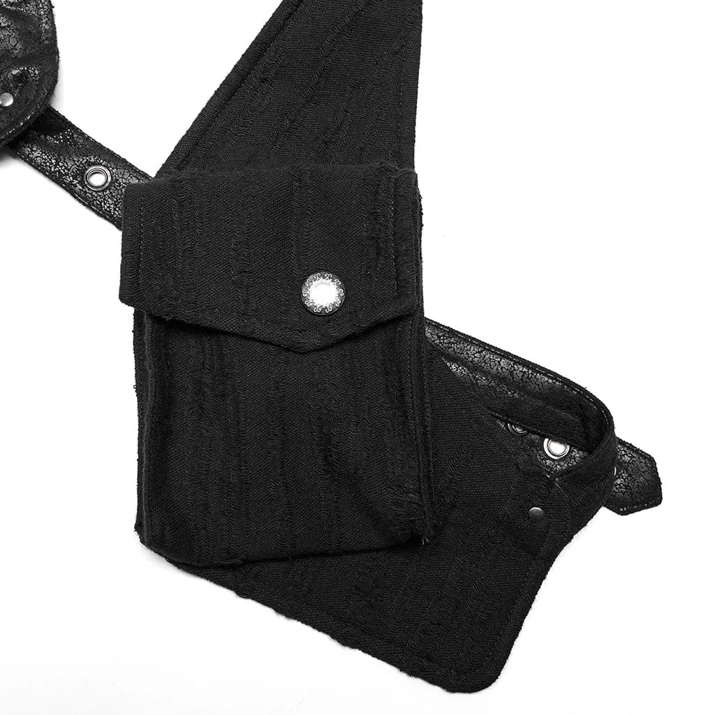 Men's Punk Adjustable Strap Bag