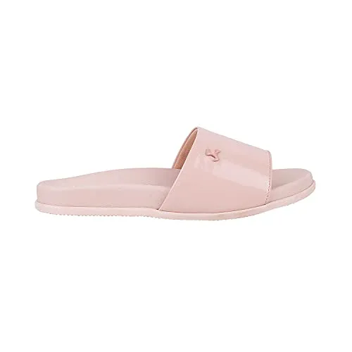 Mochi Womens Synthetic Pink Slip Ons (Size (8 UK (41 EU))