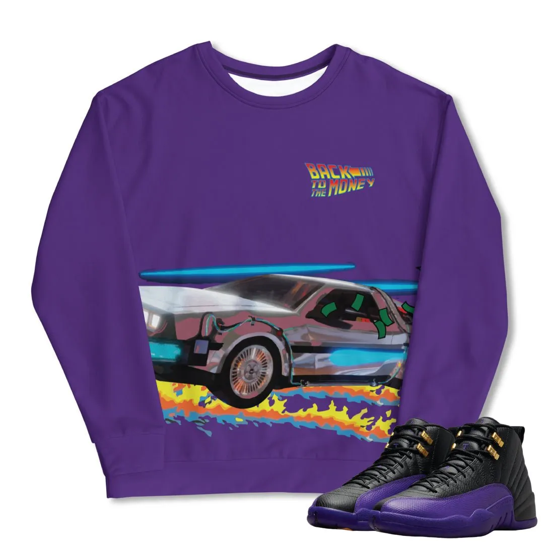 RETRO 12 FIELD PURPLE "Back to the Money" Sweatshirt