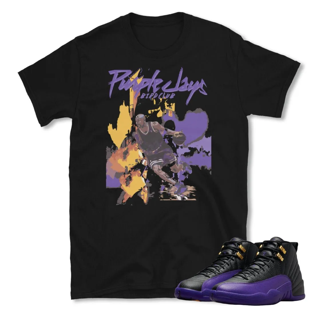 RETRO 12 FIELD PURPLE "Purple Jays" SHIRT