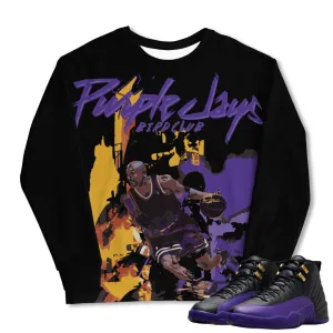 RETRO 12 FIELD PURPLE "Purple Jays" Sweatshirt