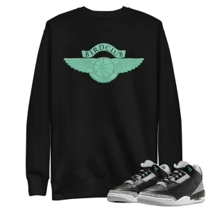 Retro 3 Green Glow Bentley Sweater