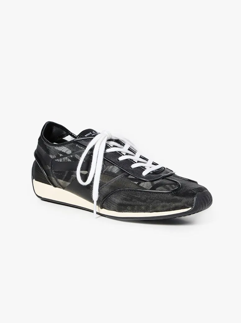 Retro Runner Slim Mesh black