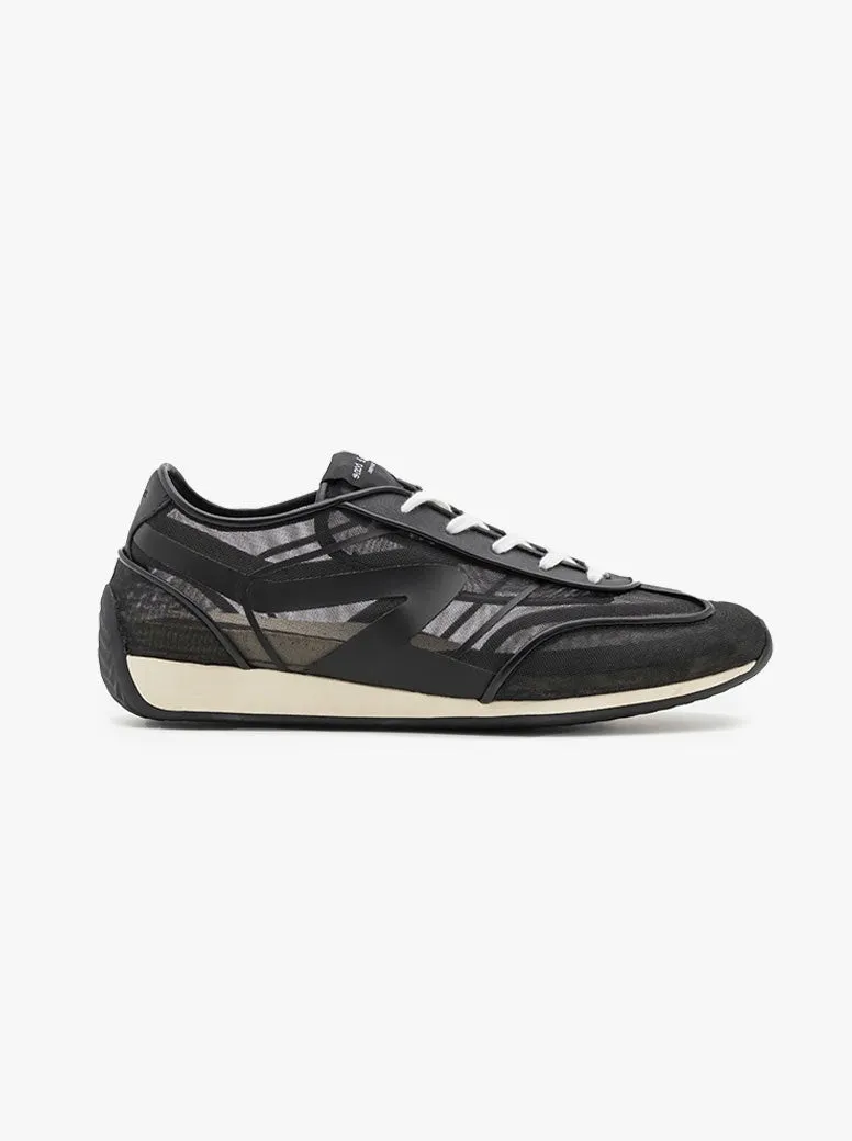 Retro Runner Slim Mesh black