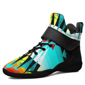 Ribbonwork Bustles Ipottaa Basketball / Sport High Top Shoes - Black Sole