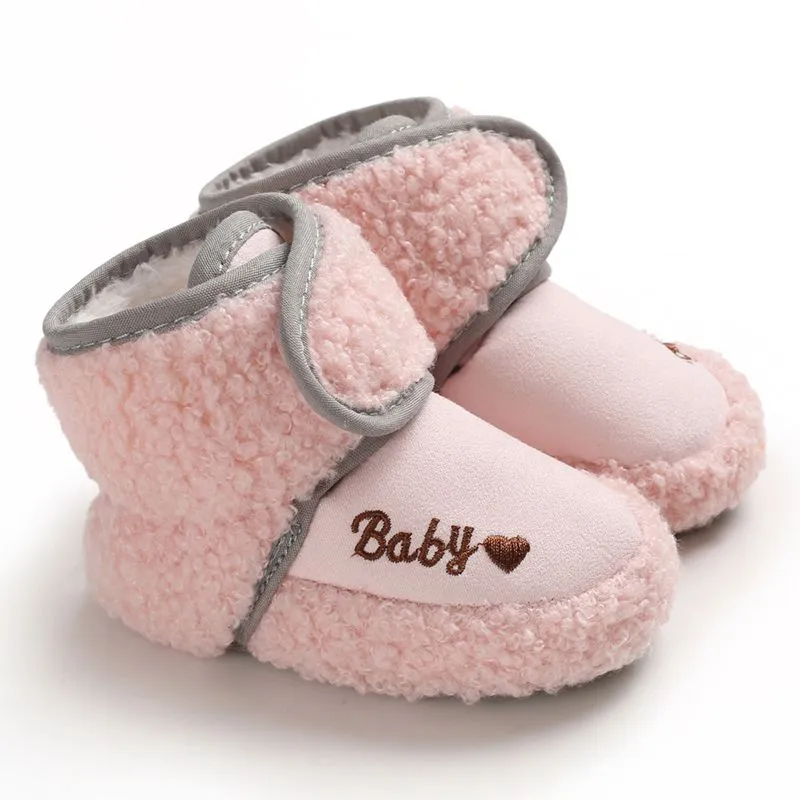 Winter Warm Soft Sole Cotton Cute Kids Shoes