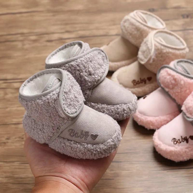 Winter Warm Soft Sole Cotton Cute Kids Shoes