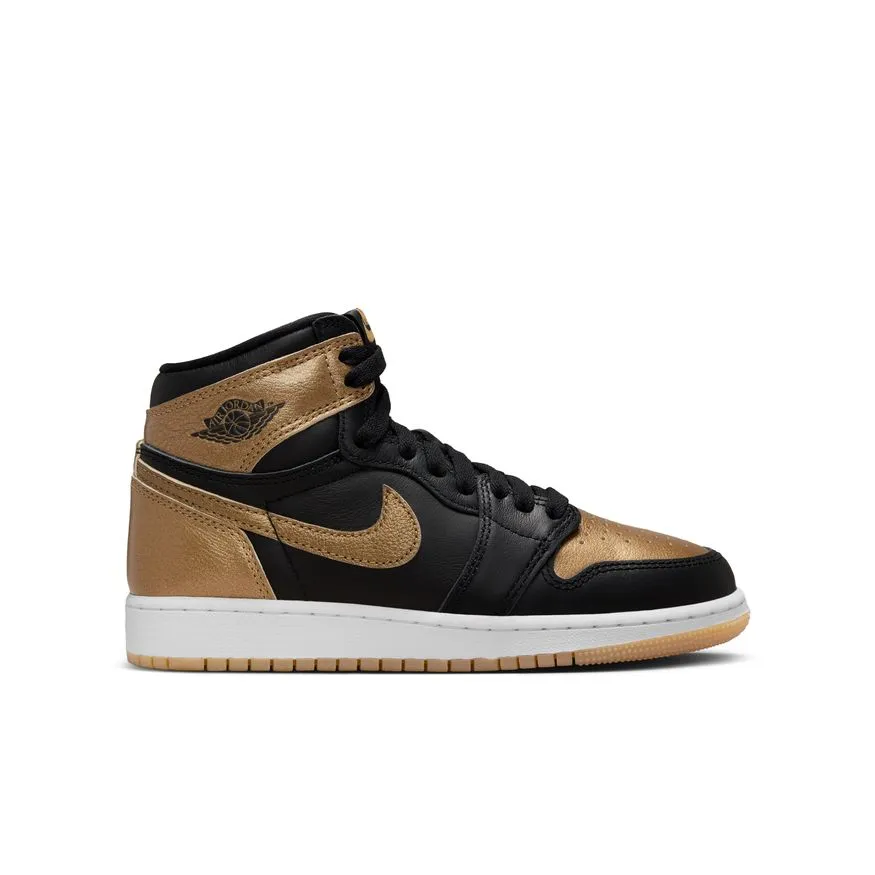 Y Air Jordan 1 High OG "Black and Gold" FD1437-071